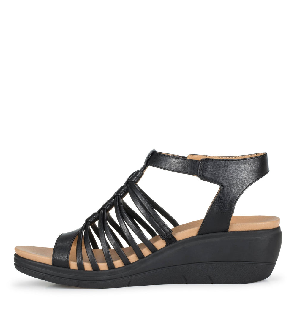 Baretraps Enara Wedge Sandal Black