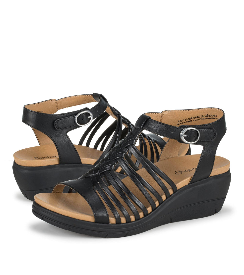 Baretraps Enara Wedge Sandal Black