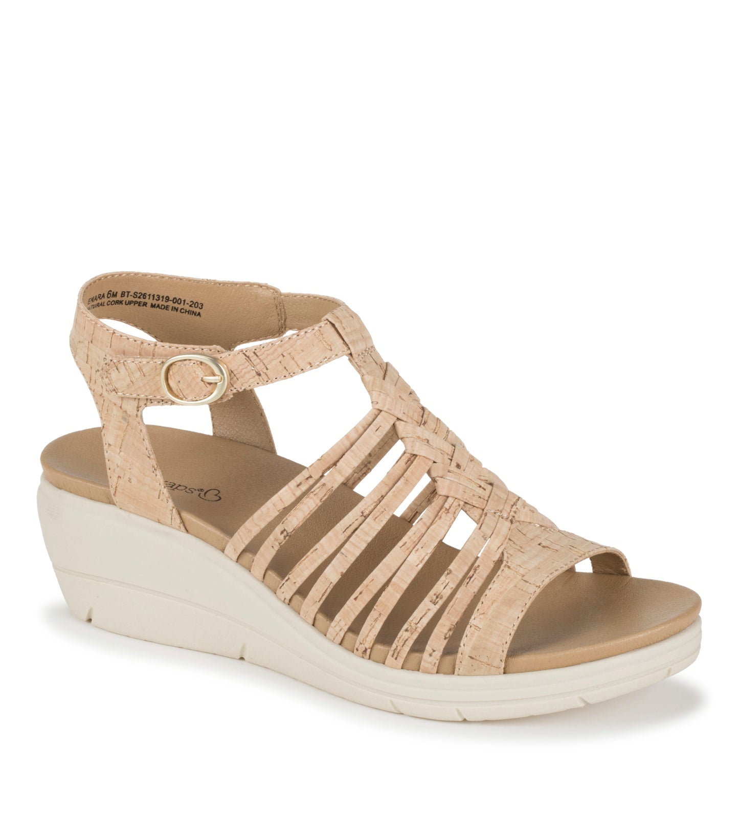 Baretraps Enara Wedge Sandal Natural