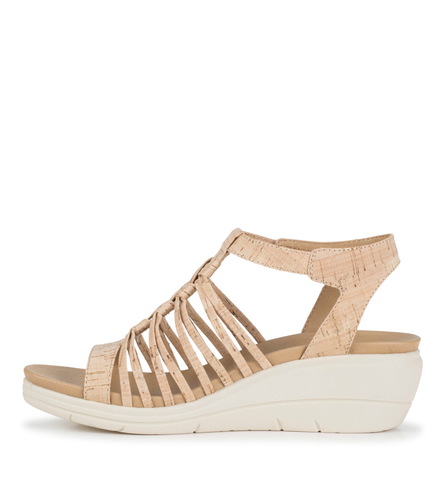 Baretraps Enara Wedge Sandal Natural