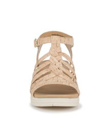 Baretraps Enara Wedge Sandal Natural