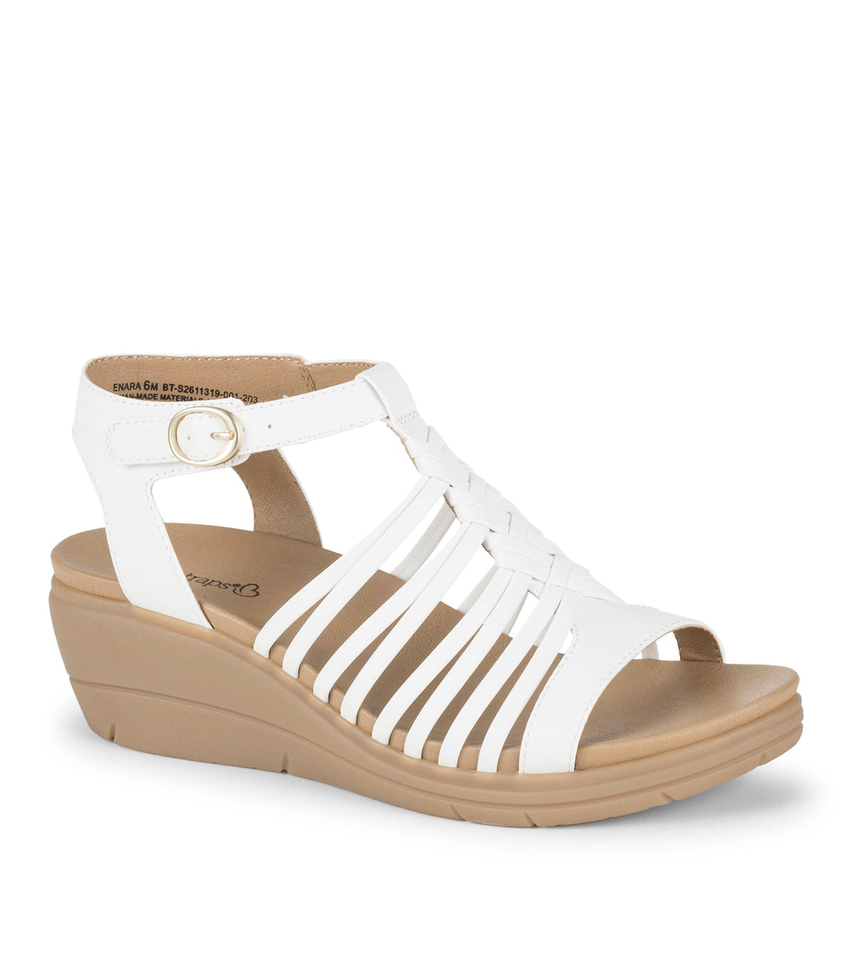 Baretraps Enara Wedge Sandal White