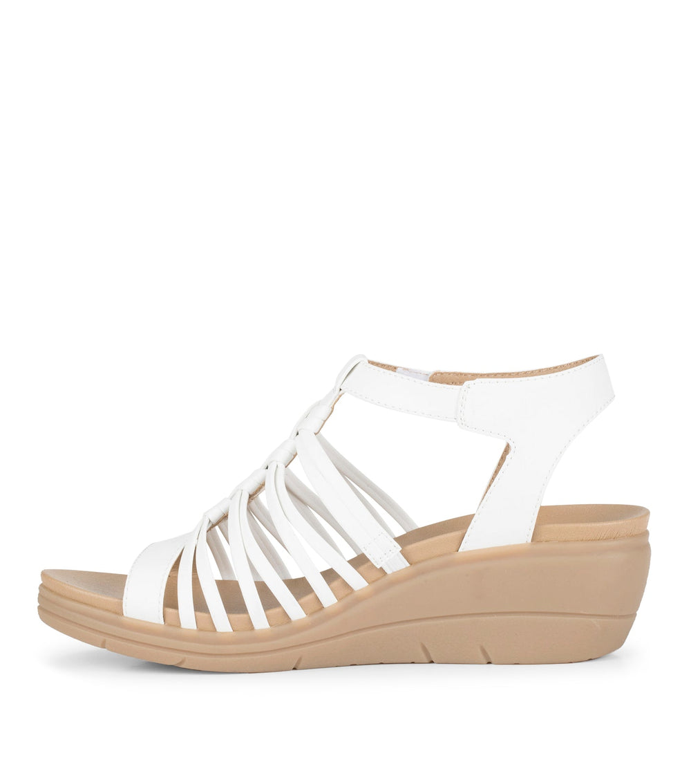 Baretraps Enara Wedge Sandal White