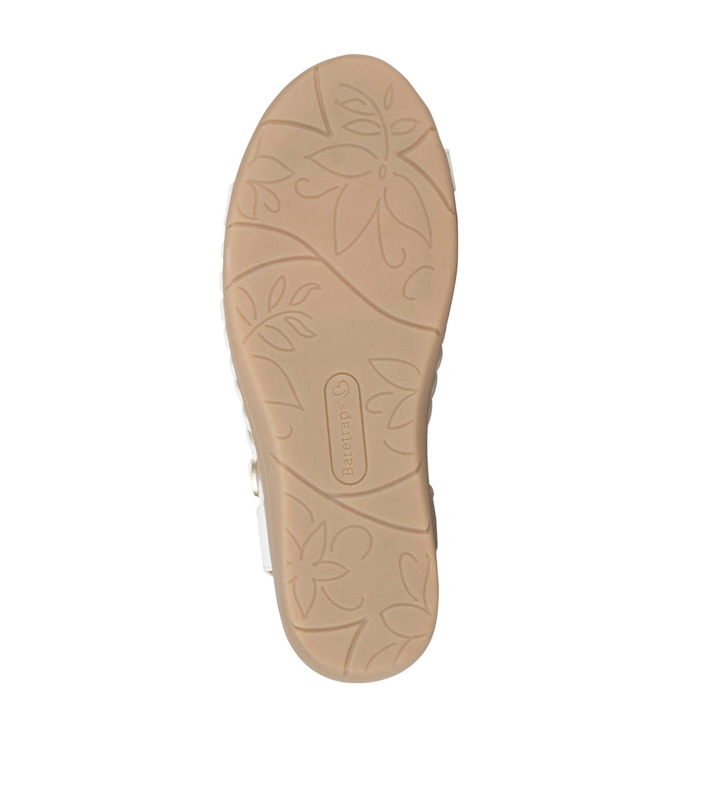 Baretraps Enara Wedge Sandal White