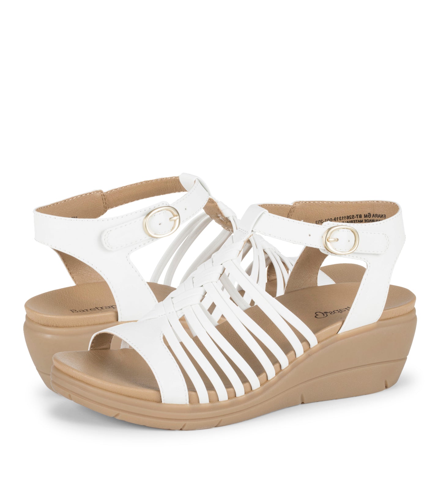 Baretraps Enara Wedge Sandal White
