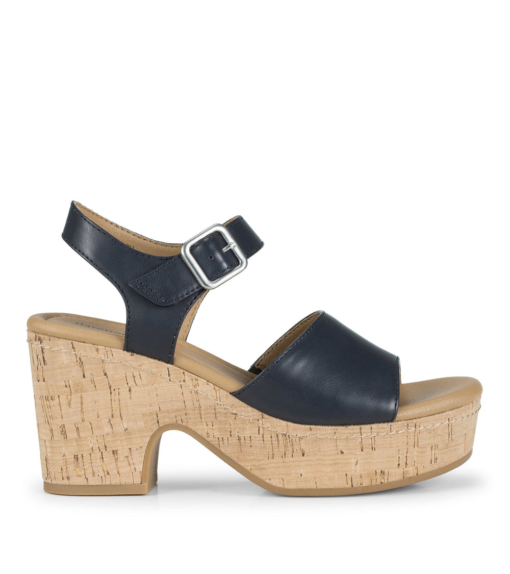 Baretraps Tamie Wedge Sandal Navy
