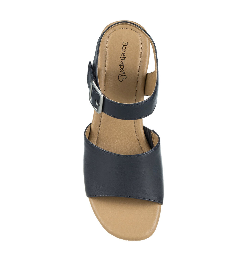 Baretraps Tamie Wedge Sandal Navy
