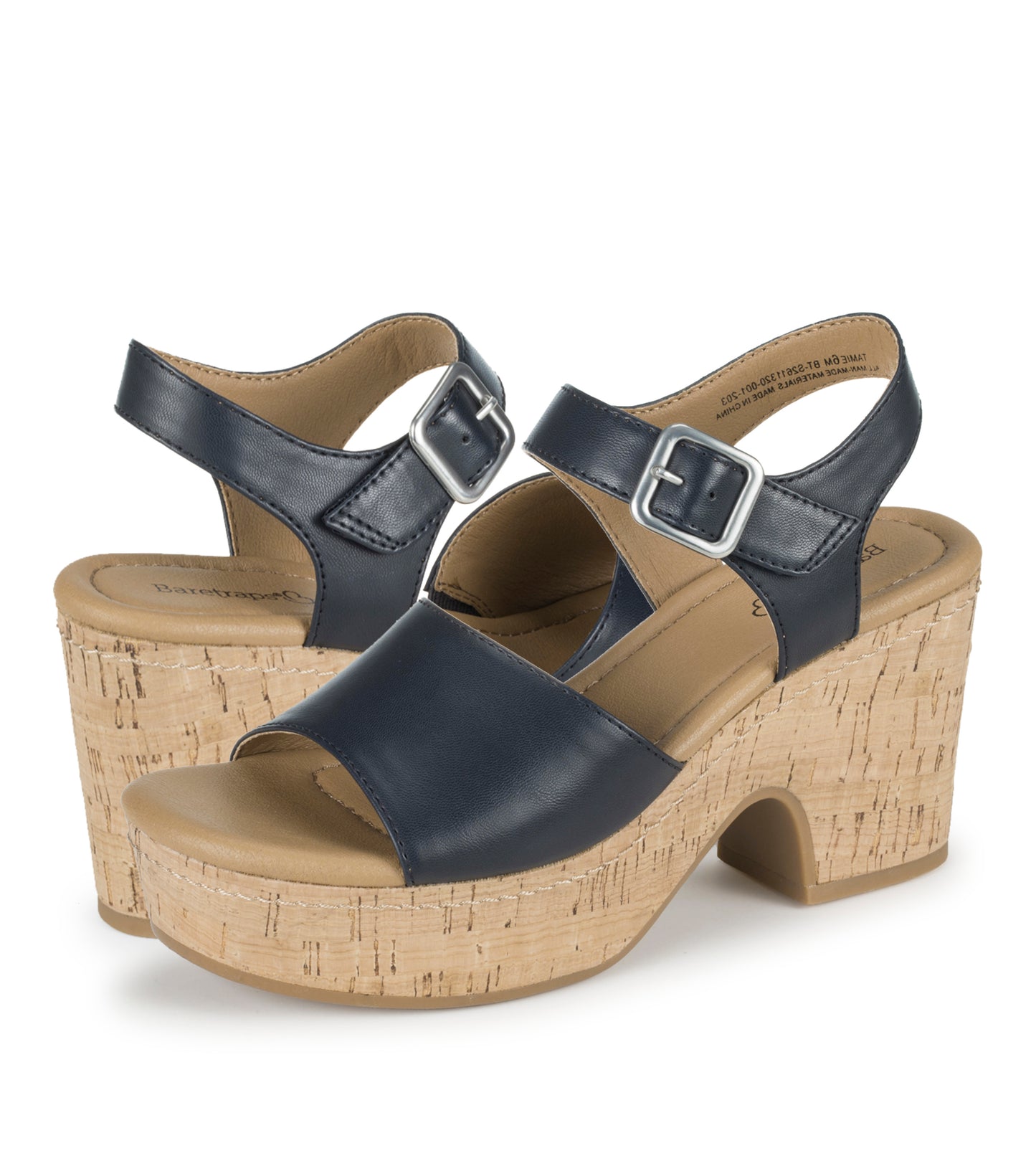Baretraps Tamie Wedge Sandal Navy