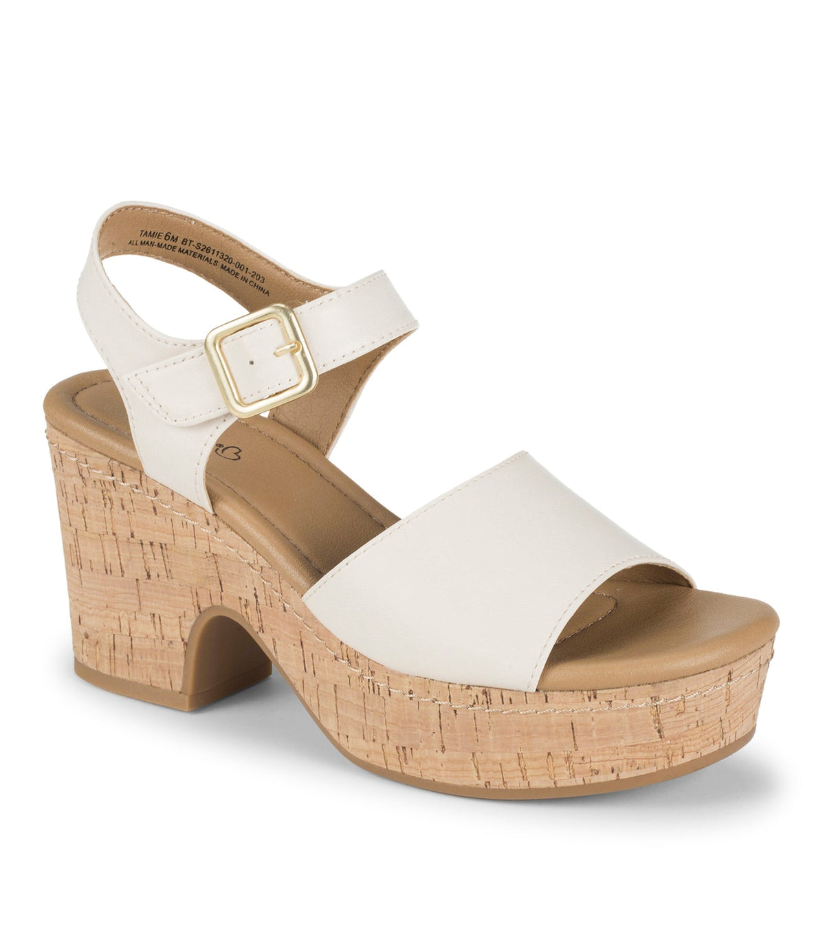 Baretraps Tamie Wedge Sandal Cream
