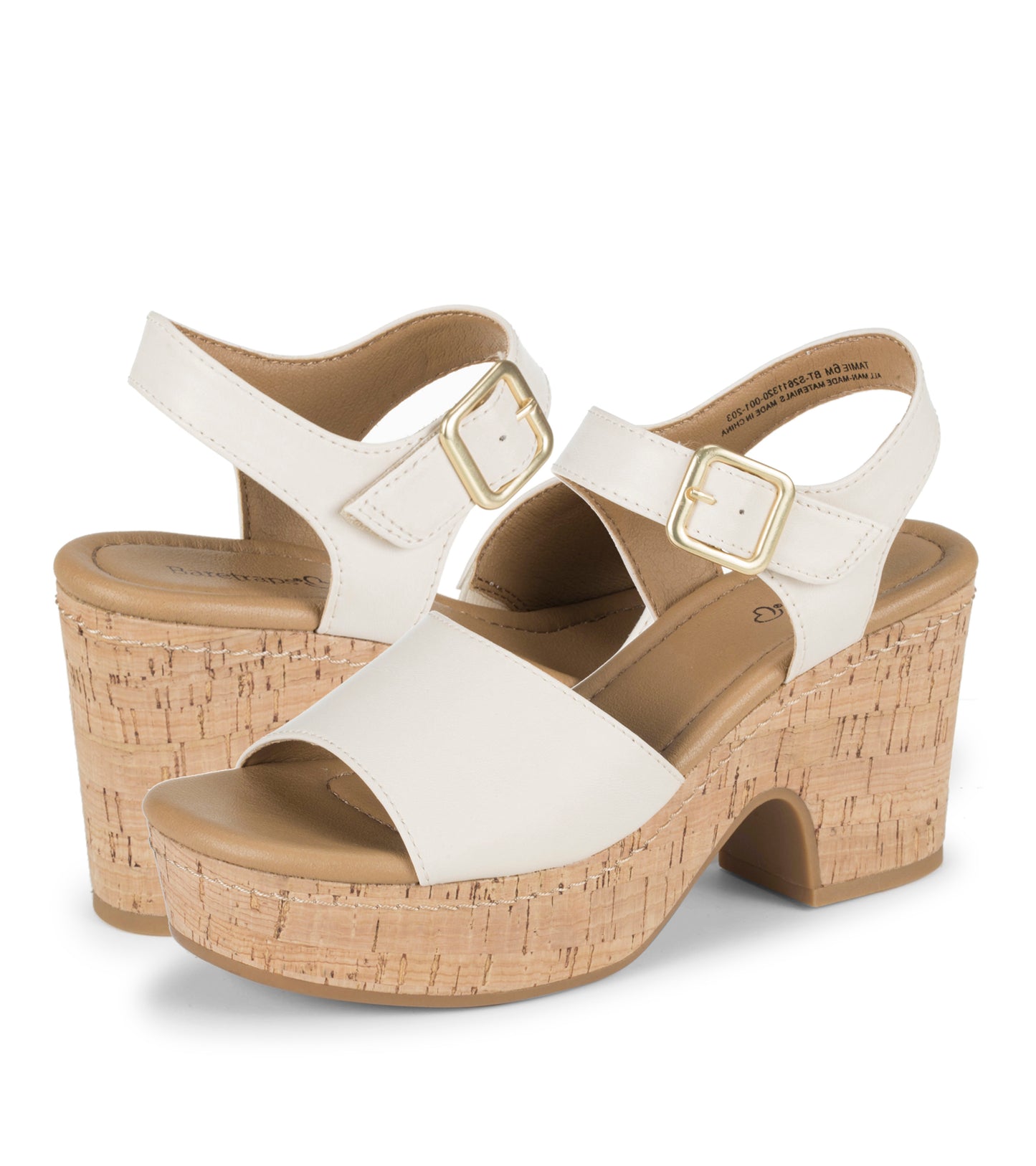 Baretraps Tamie Wedge Sandal Cream
