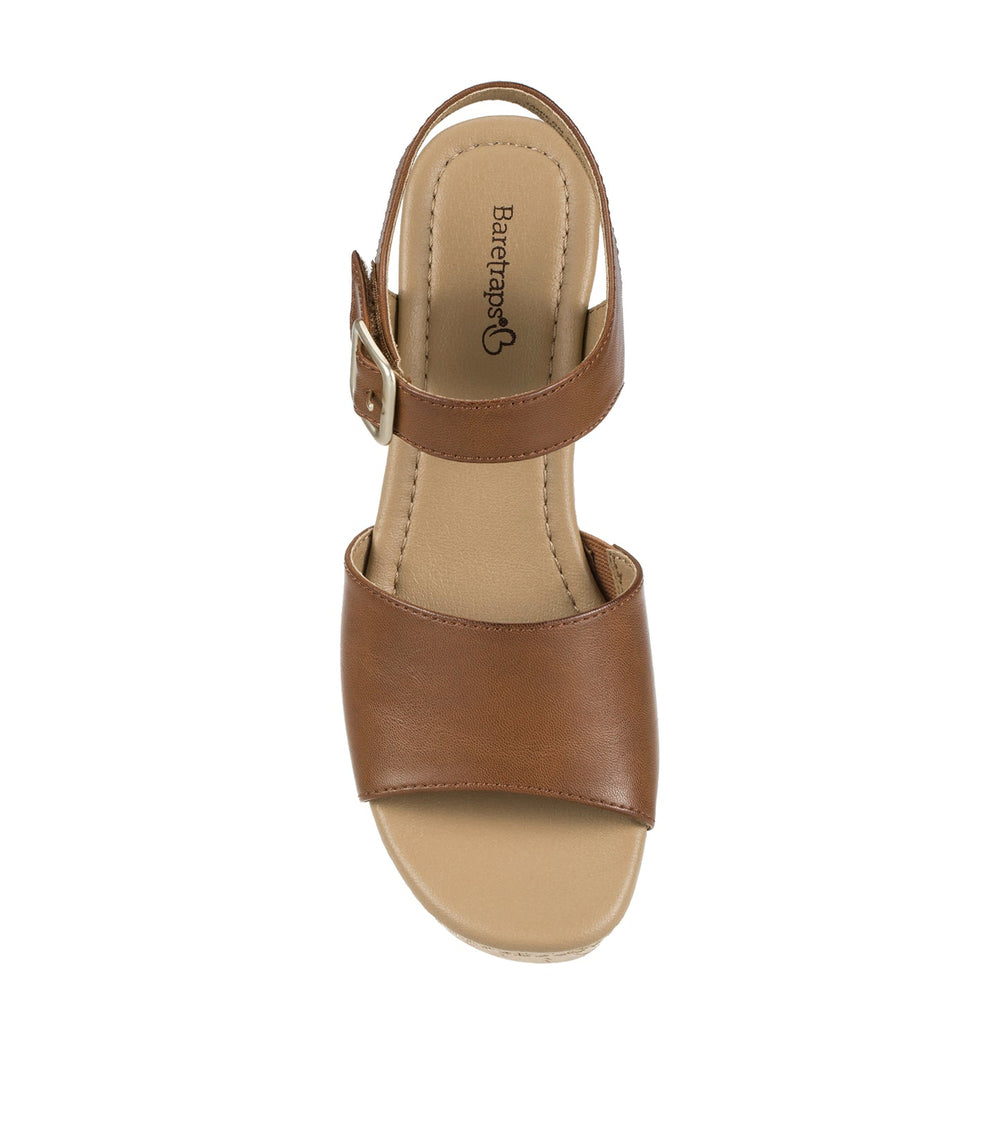 Baretraps Tamie Wedge Sandal Brown