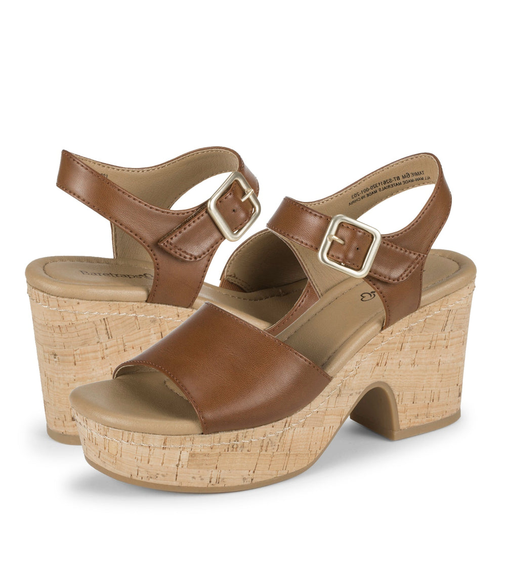 Baretraps Tamie Wedge Sandal Brown