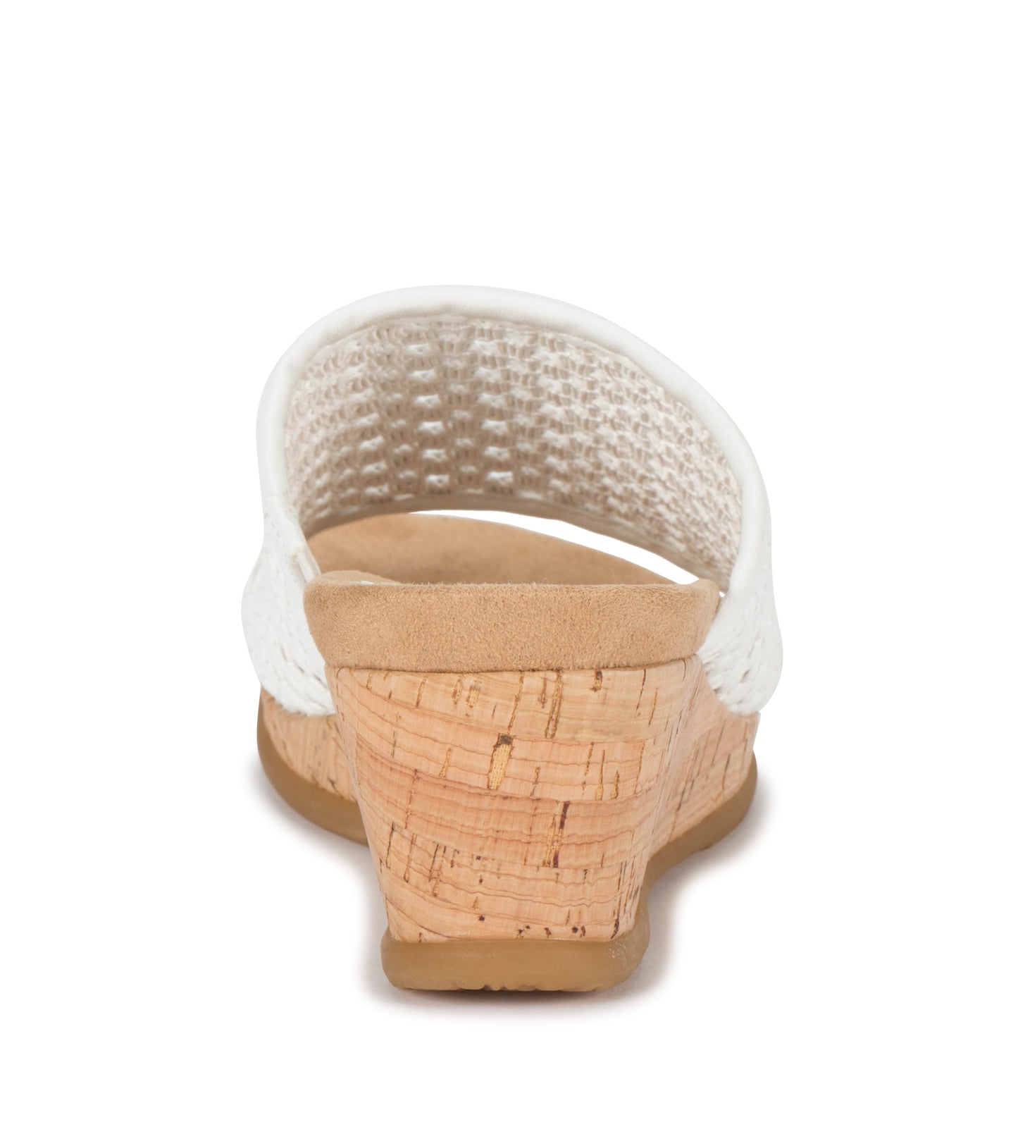 Baretraps Flossey Wedge Slide Sandal White