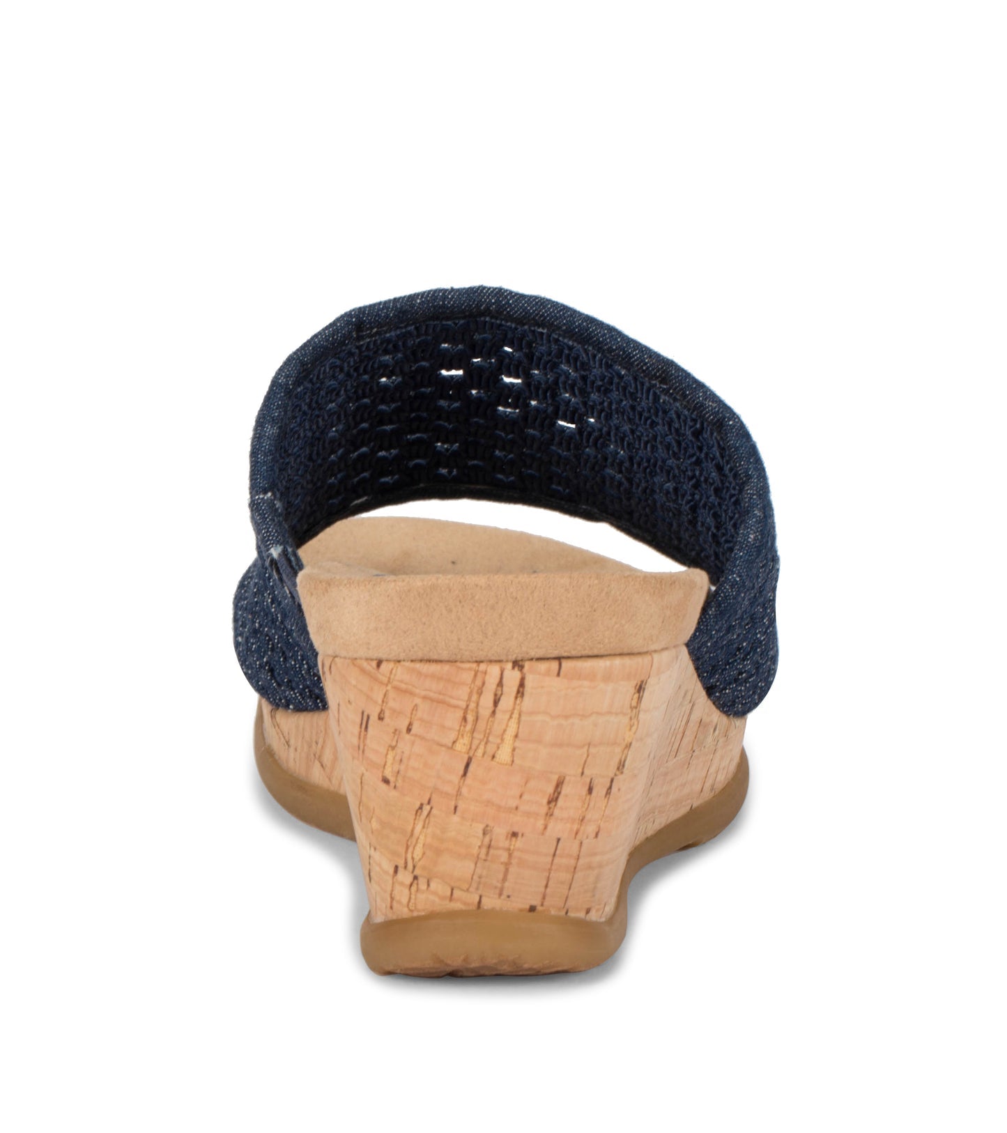 Baretraps Flossey Wedge Slide Sandal Dark Denim
