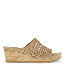 Baretraps Flossey Wedge Slide Sandal Natural Cork