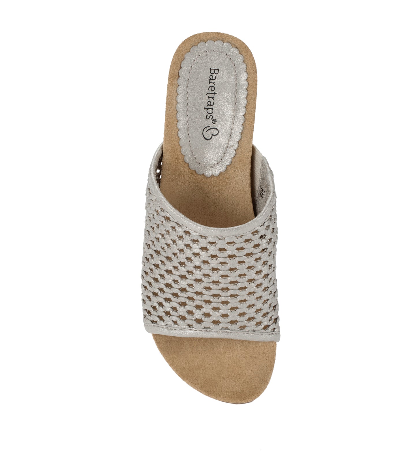 Baretraps Flossey Wedge Slide Sandal Champagne