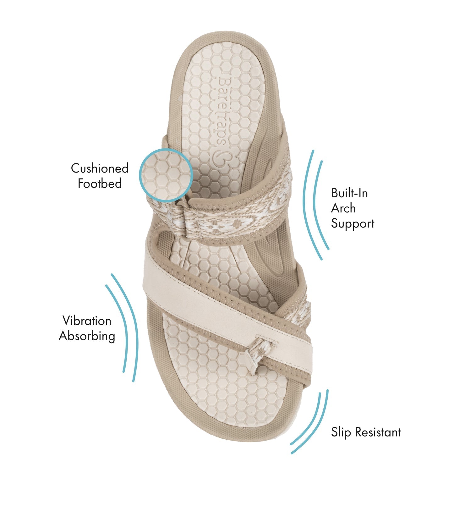 Baretraps Deserae Slide Sandal Taupe