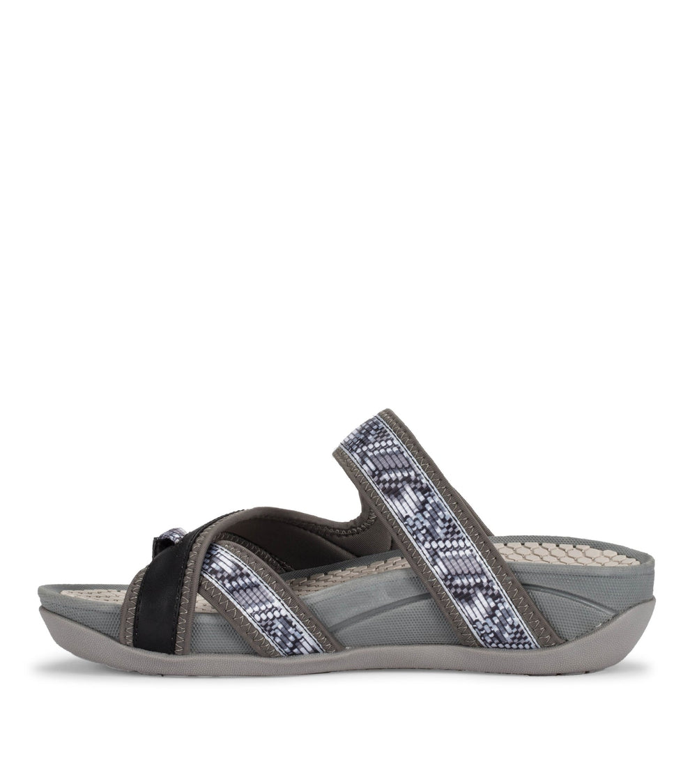 Baretraps Deserae Slide Sandal Dark Grey