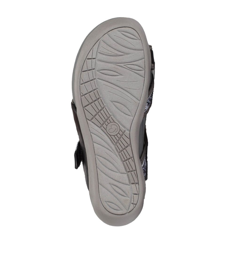 Baretraps Deserae Slide Sandal Dark Grey