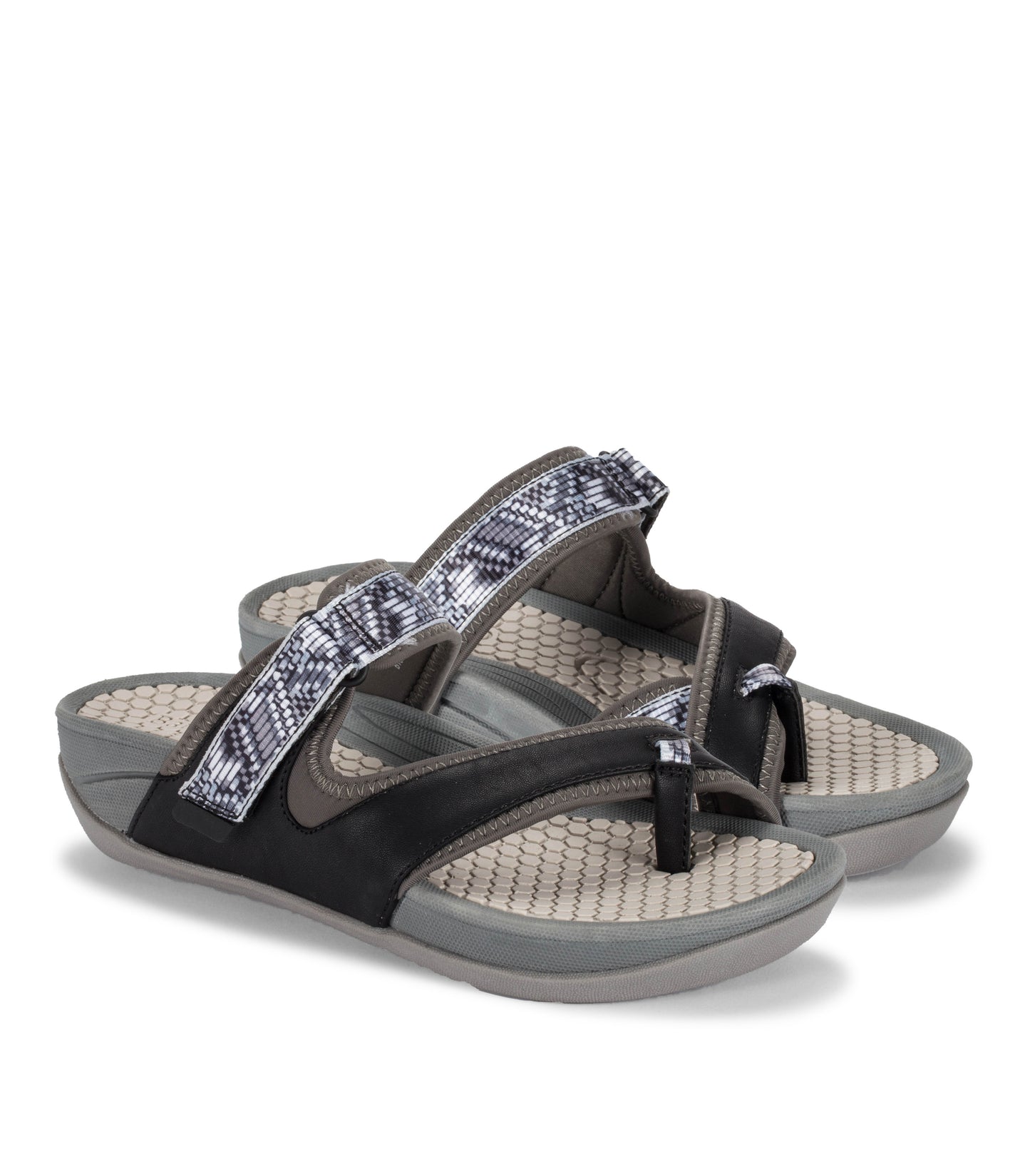 Baretraps Deserae Slide Sandal Dark Grey