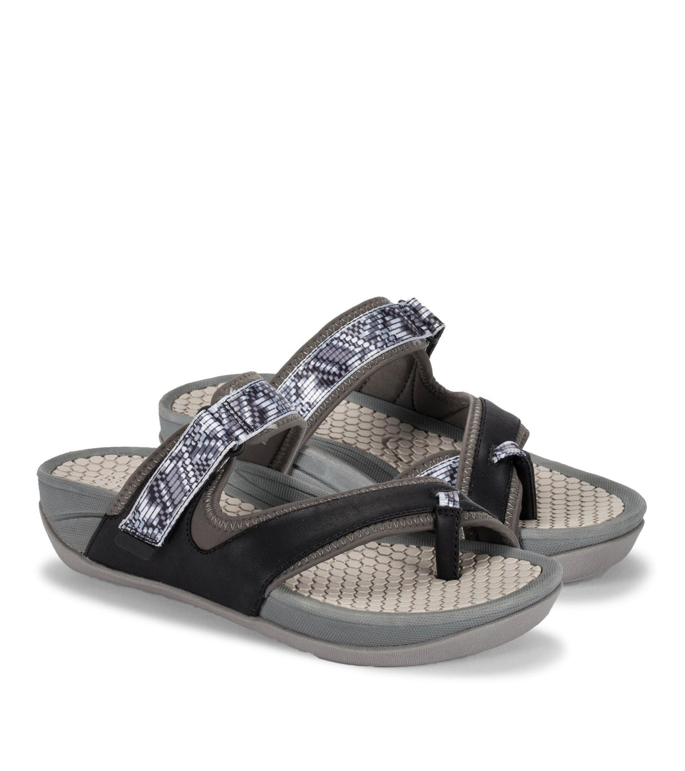 Baretraps Deserae Slide Sandal Dark Grey