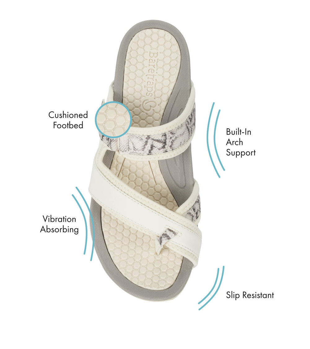 Baretraps Deserae Slide Sandal Cream