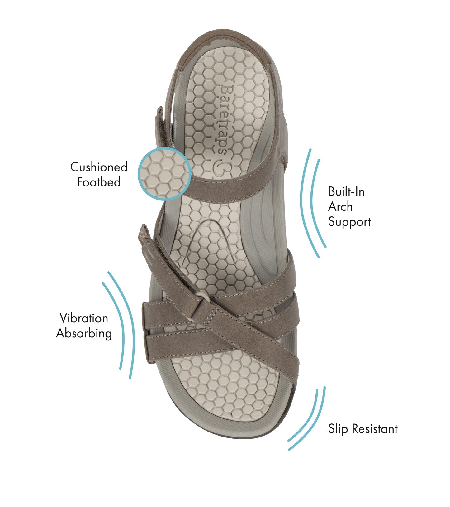 Baretraps Danny Sandal Mushroom