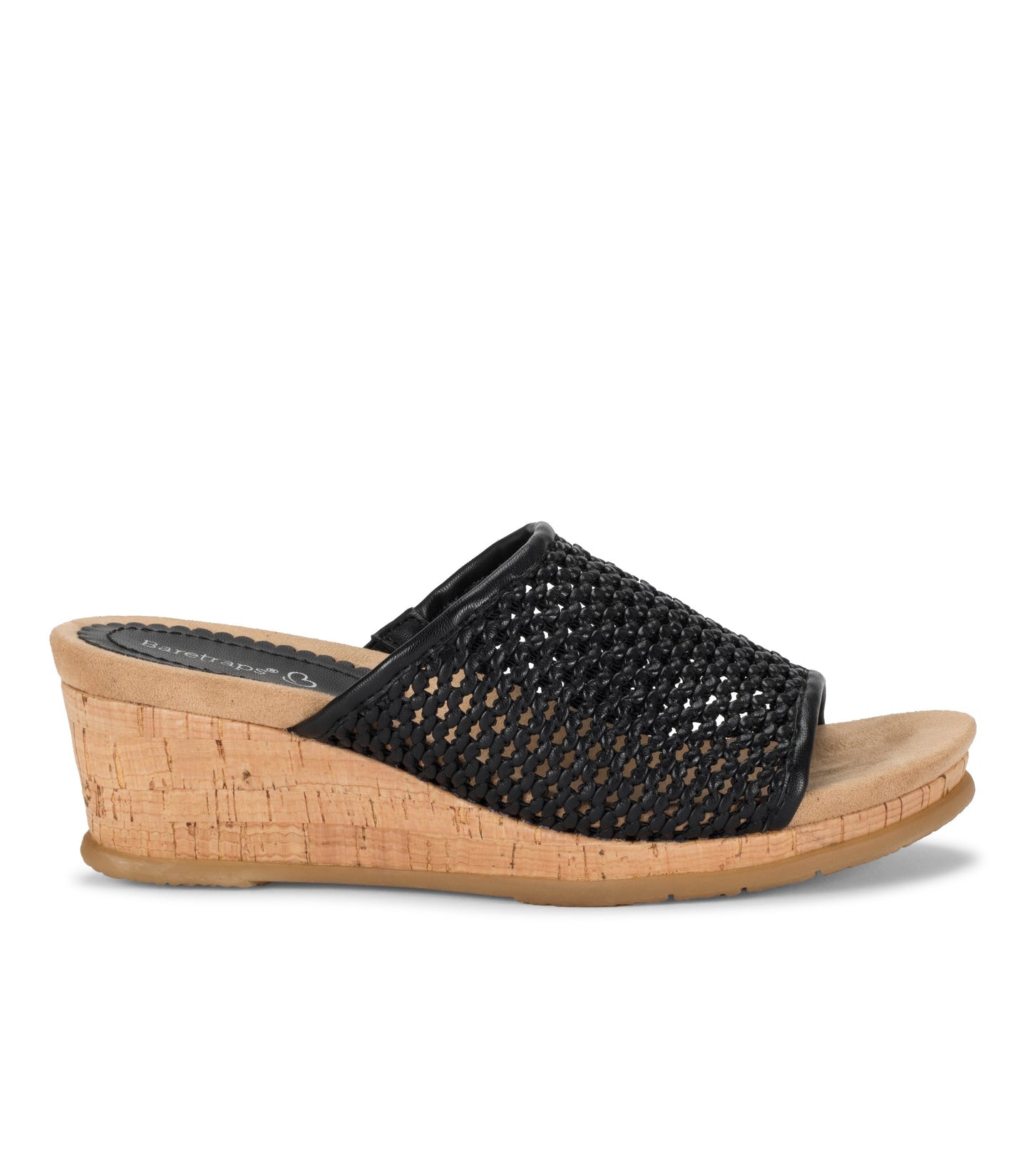 Baretraps Flossey Wedge Slide Sandal Black