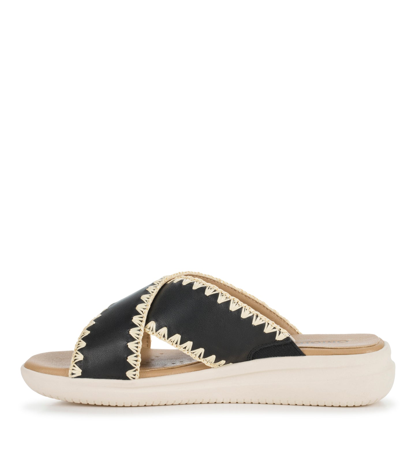 Baretraps Dolinda Slide Sandal Black Leather