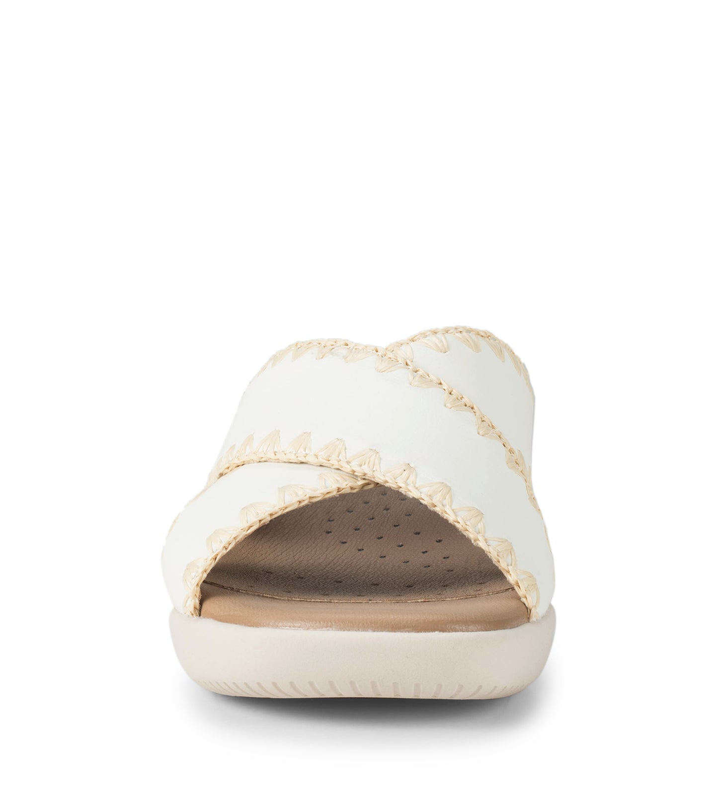 Baretraps Dolinda Slide Sandal Off White Leather