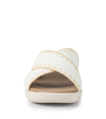 Baretraps Dolinda Slide Sandal Off White Leather