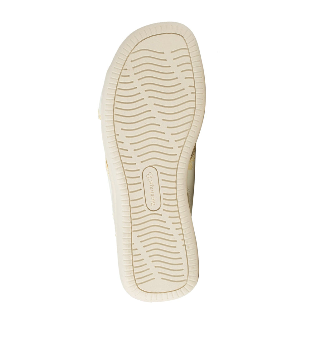 Baretraps Dolinda Slide Sandal Off White Leather