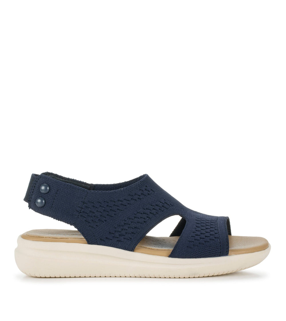 Baretraps Duffy Slip On Sandal Navy Blue