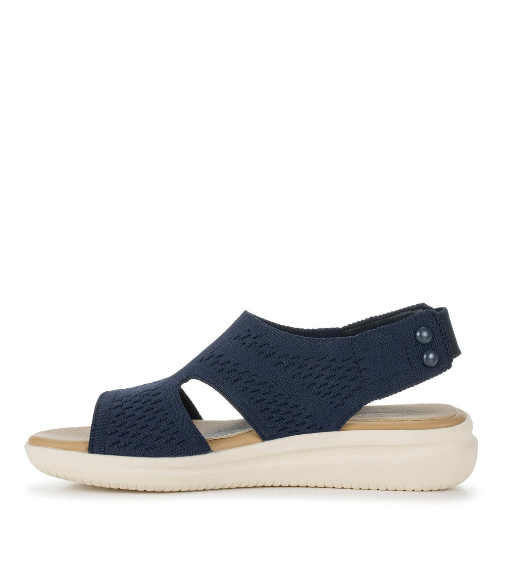 Baretraps Duffy Slip On Sandal Navy Blue