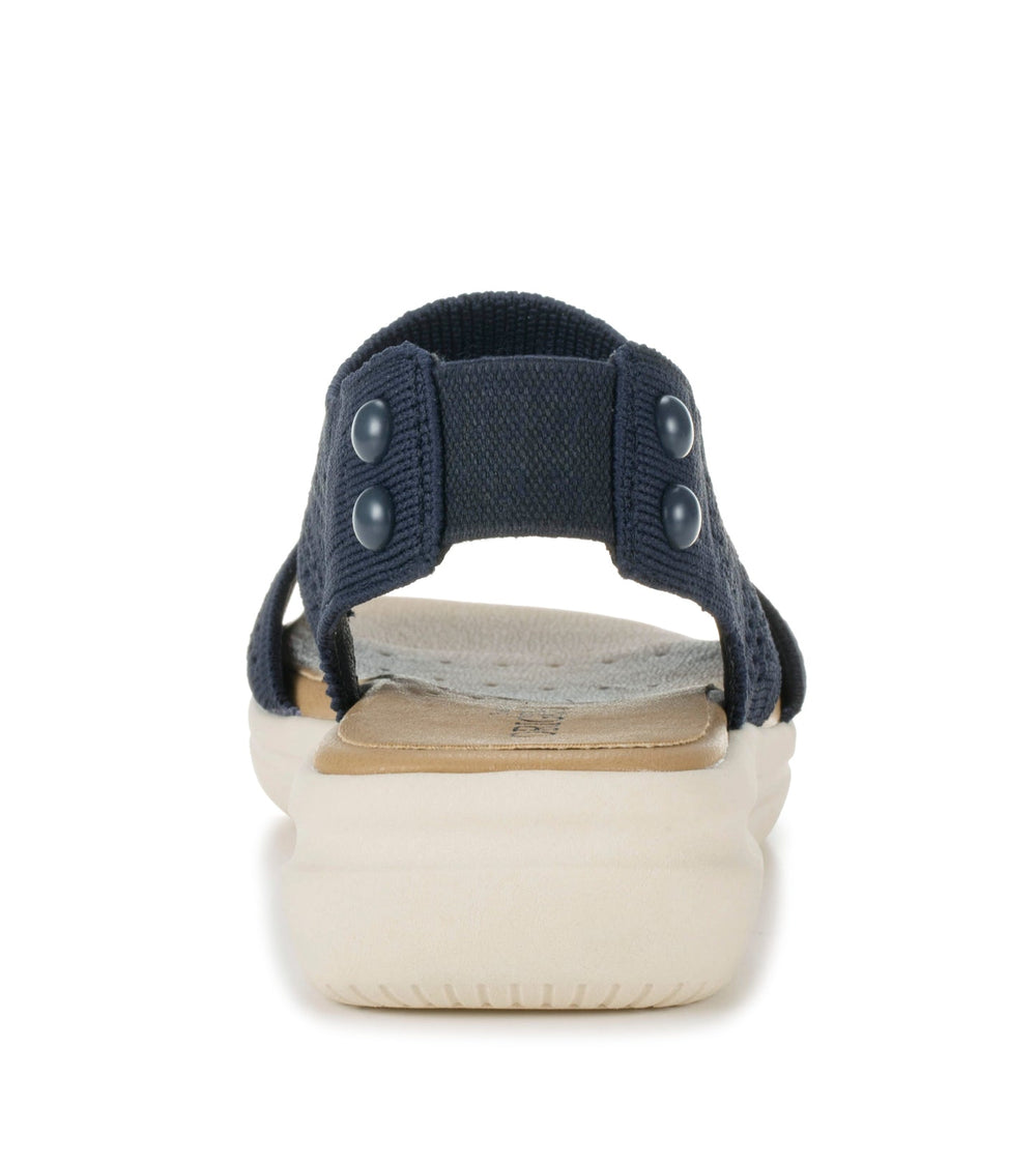 Baretraps Duffy Slip On Sandal Navy Blue