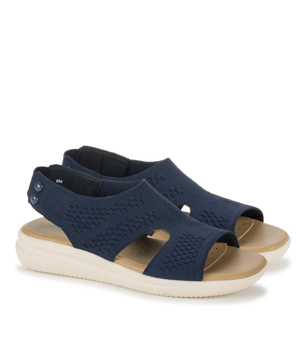 Baretraps Duffy Slip On Sandal Navy Blue