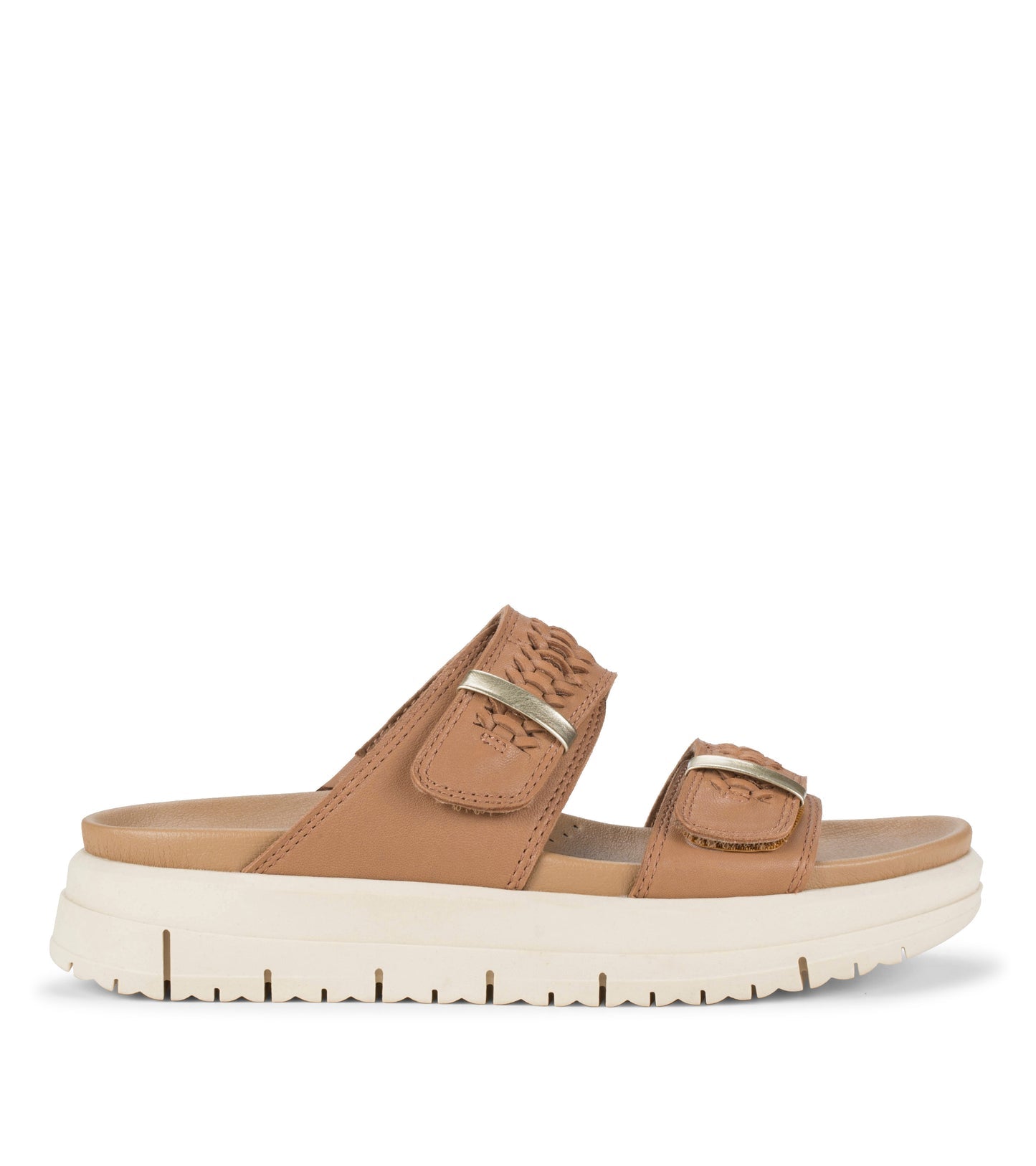 Baretraps Haliah Slide Sandal Tan Leather