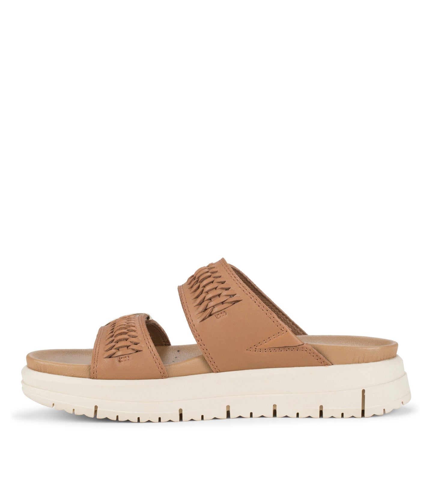 Baretraps Haliah Slide Sandal Tan Leather
