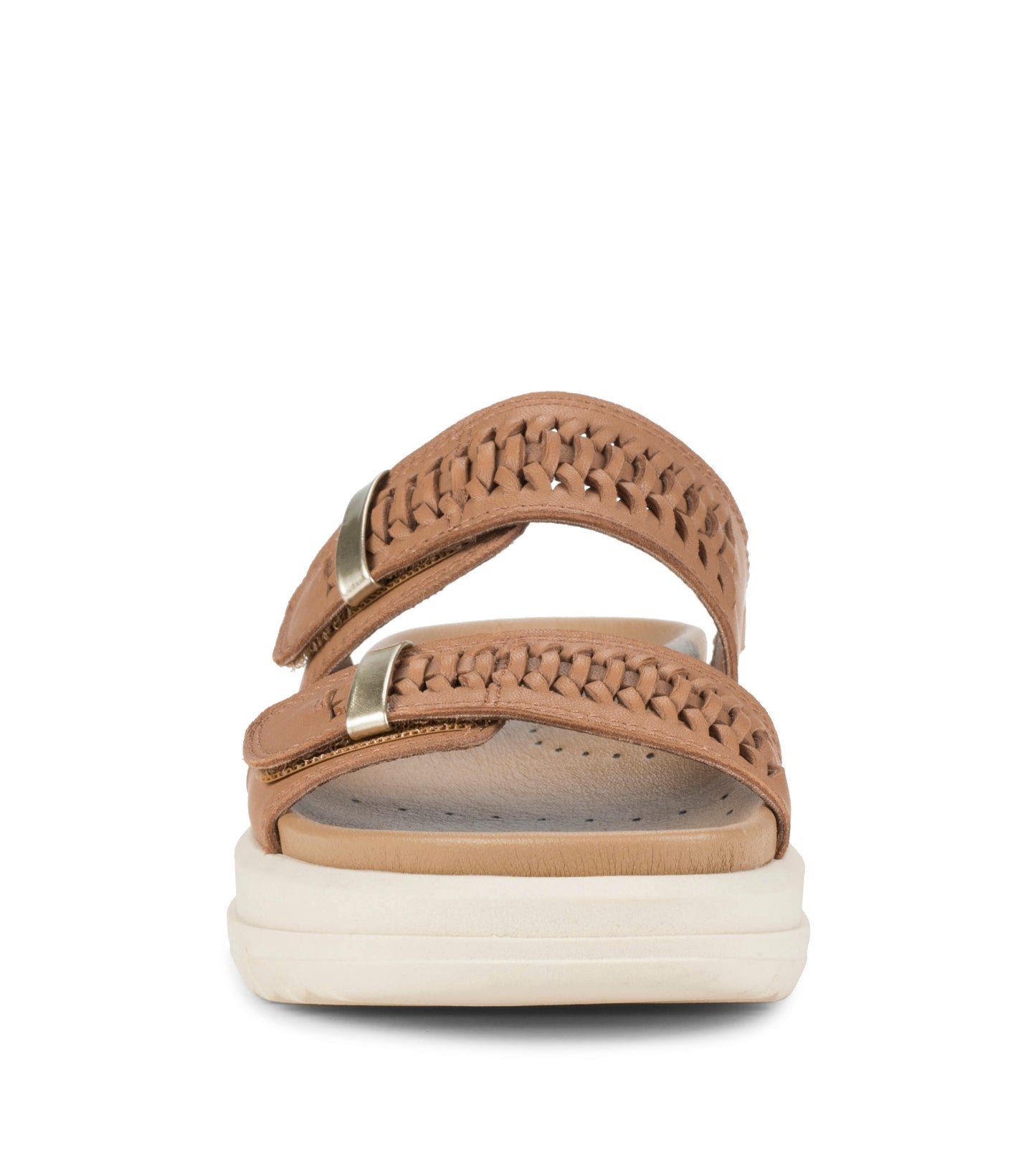 Baretraps Haliah Slide Sandal Tan Leather