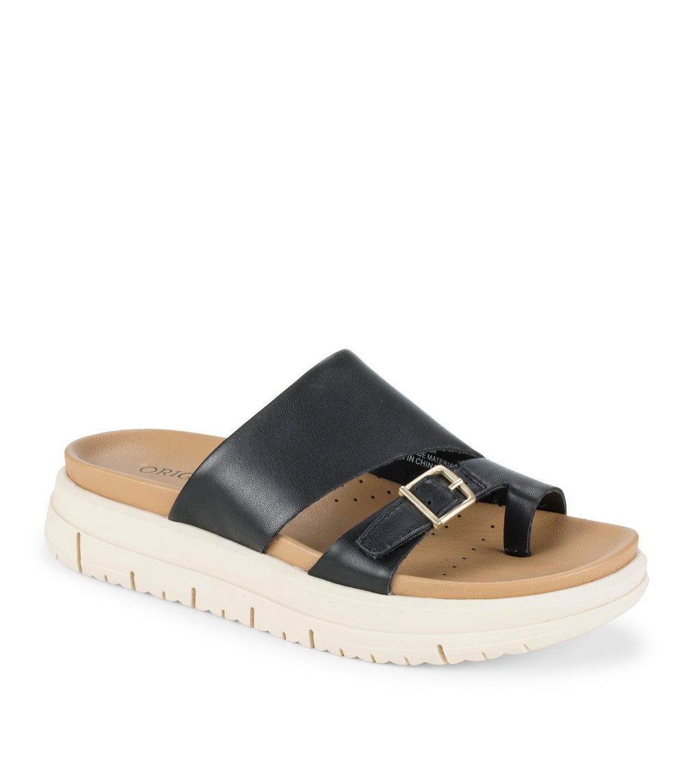 Baretraps Henrika Slide Sandal Black Leather