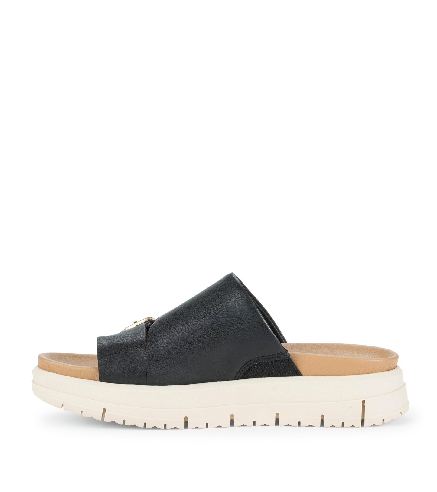 Baretraps Henrika Slide Sandal Black Leather