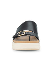 Baretraps Henrika Slide Sandal Black Leather
