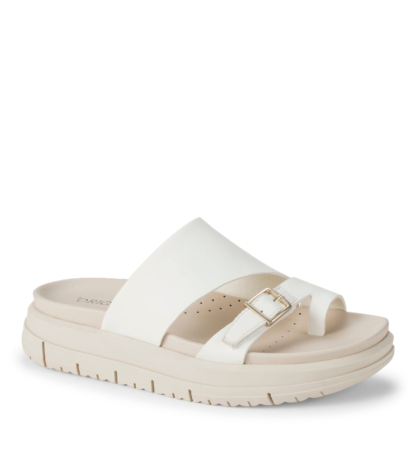 Baretraps Henrika Slide Sandal Off White Leather