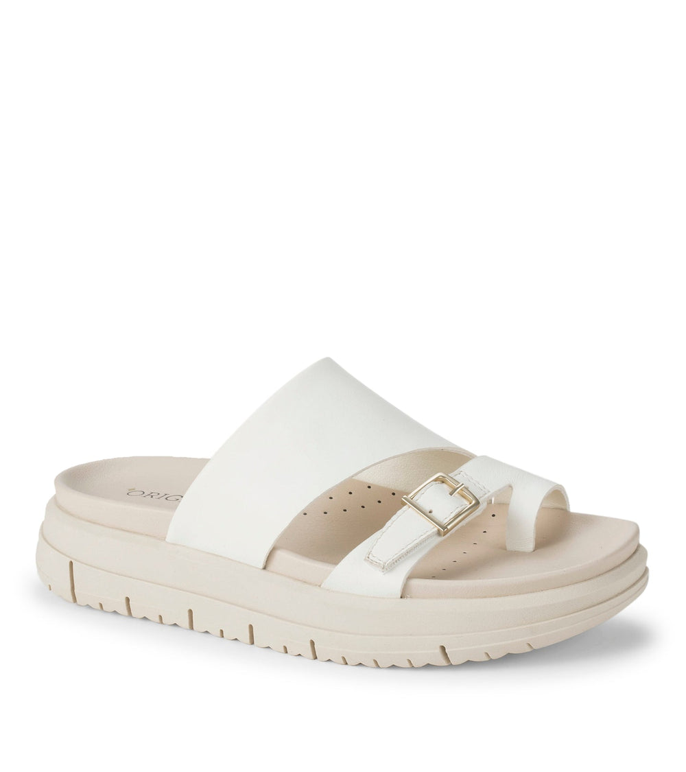 Baretraps Henrika Slide Sandal Off White Leather