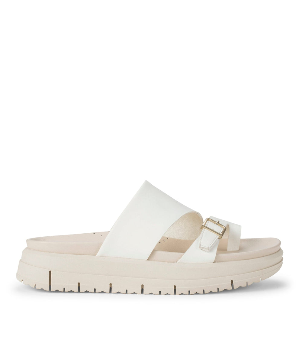 Baretraps Henrika Slide Sandal Off White Leather
