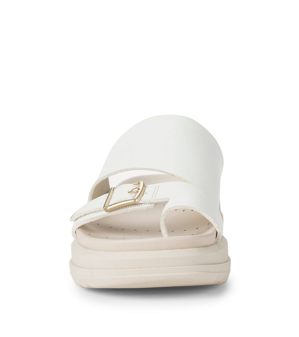 Baretraps Henrika Slide Sandal Off White Leather
