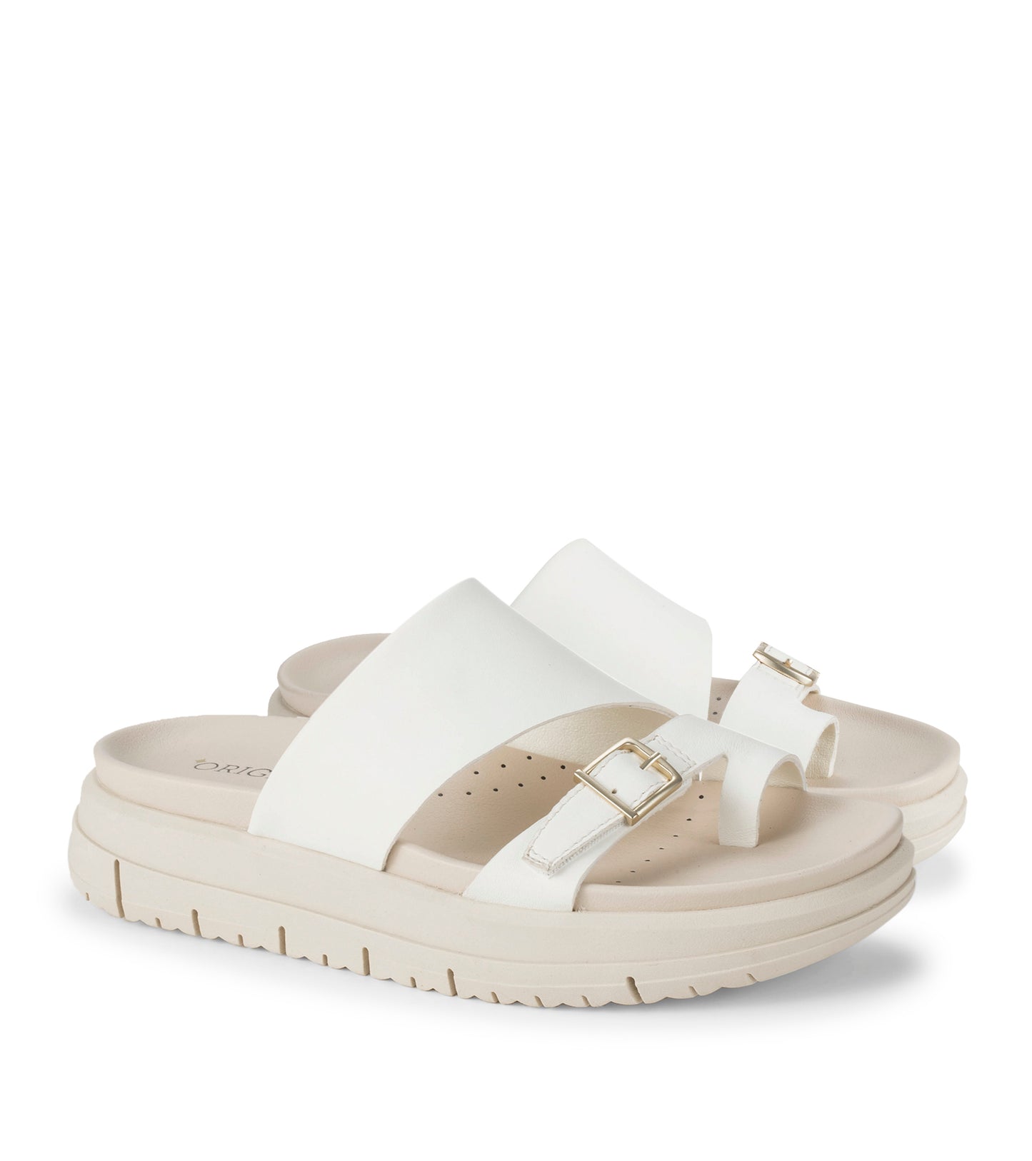 Baretraps Henrika Slide Sandal Off White Leather