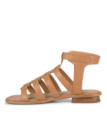 Baretraps Nathalia Gladiator Sandal Tan Leather