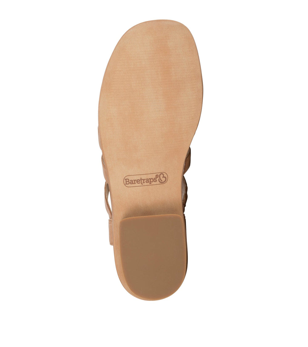 Baretraps Nathalia Gladiator Sandal Tan Leather