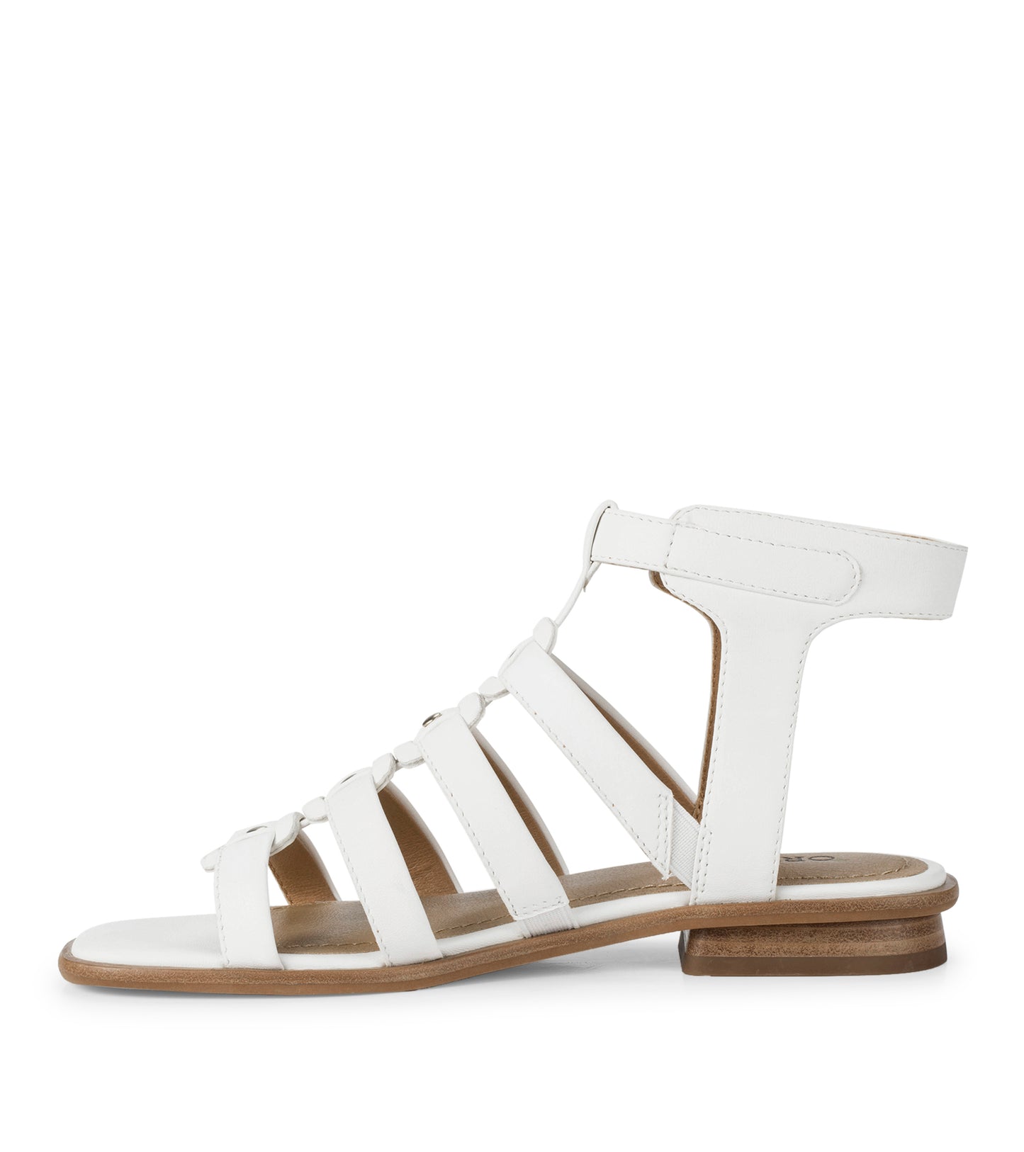 Baretraps Nathalia Gladiator Sandal White Leather
